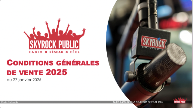 CGV Radio Skyrock Public 2025
